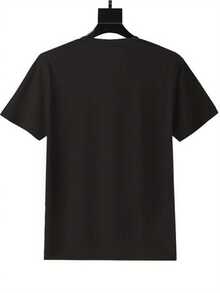 Vibrant Hiland Cow Graphic Tees Stylish Crew Neck Women Casual Round Neck Short Sleeve - Black - View 2