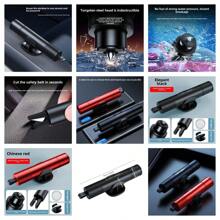 Portable Emergency Glass Hammer, Multifunctional Tungsten Steel Car Window Breaker