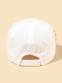 TUTUYA Gorra de béisbol para bebé, sombrero de sol para niños pequeños, gorra con visera suave con bordado de dinosaurio de colores múltiples