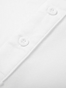 Heren zomer snel drogend poloshirt, dun korte mouwen casual elastisch effen T-shirt voor zaken, uitjes, kantoor, feestjes
