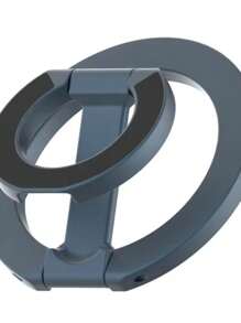 Magnetic Phone Desk Holder Ring Holder 2in1 For MagSafe Double Sided Compatible With Iphone Cellphones Stand Support Telephone Call Grip Compatible With IPhone, Android Phone, Gift For Birthday, Family, Friends Finger Ring Holder, Phone Grip, Phone Accessories