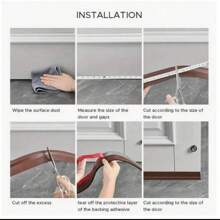 1 Piece Of Rubber Sealing Strip, Professional Self-Adhesive Window Sealing Strip For Doors And Windows, Rubber Anti-Collision Strip, Suitable For Retail Stores, Restaurants, Hotels, Anti-Theft Doors, Iron Doors, Glass Doors, Bedroom Noise Reduction Tools, Spring Decoration Products, Easter Supplies