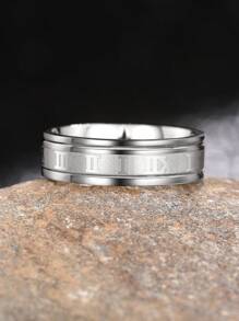 1 Pc Gorgeous Men's Stainless Steel Ring For Men Party Accessories Jewelry Gift