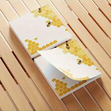 4 Packs Of Sticker Notes 3x3 Inches, 1 Pack Of 50 Cute Bee Sticker Notes School Office Home Supplies Student Teacher Gifts