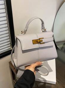 Cross-Border New Products, Fashionable And Versatile Handbags, Metal Buckle Decorative Design, Elegant Handbags, Business Commuter Bags, Suitable For Work, Women's Messenger Bags, Large-Capacity, High-End Fashionable Bags, Suitable For Daily Commuting And Parties.