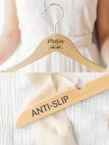 1pc Custom Wedding Hanger, Personalized Bride And Mr & Mrs Hanger, Engraved Stainless Dress Hanger For Bridesmaids, Bridal Shower Wedding Gift - Multicolor - View 46