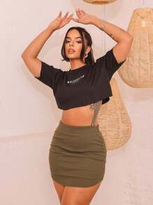 Women T-Shirts - màu đen - Xem 3