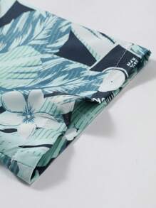 Áo sơ mi nam tay ngắn in họa tiết hoa cài nút thường ngày - Nhiều màu - Xem 6