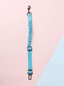 1 pieza Cuerda reflectante reversible y elástica ajustable, arnés de seguridad para mascotas en el coche con absorción de impactos, adecuado para sacar a las mascotas