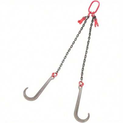 Youyijia Trailer Chain Winch 1 Metre Hitch High Strength Trailer Hitch Long J Hook Rescue Vehicle Accessories For Wrecker Trailers Recovery Assistance Off Road