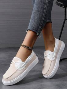 男女通用系带休闲运动鞋、乐福鞋、一脚蹬平底鞋、轻便步行鞋