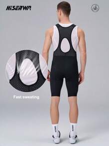 Men's Cycling Bib Shorts 4D Padded Breathable Road Bike Cycling Bibs Biking Bicycle Gel Long Travel