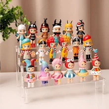 1pc Acrylic Multi-Layer Display Rack, Blind Box Storage Shelf, Collection Box, Storage Shelf, Ladder Rack For Toys And Collectibles