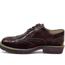Zapato bostoniano calzado elegante de piel tipo premium para caballero - Color caoba - Ver 1