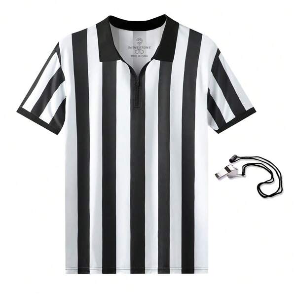 Referee Shirt Men's Basketball Soccer Referee Jersey 100% Polyester Referee Uniform Adults Football Referee Uniform