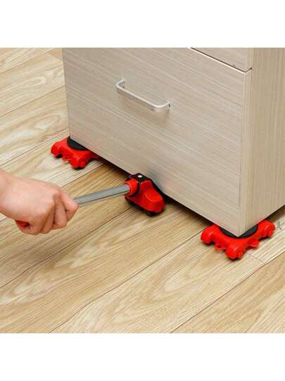 5pcs/Set Heavy Duty Furniture Mover Rollers Moving Tools