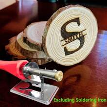 28pcs/Set Wood Burning Kit Alphabet Wood Burning Kit With 26 English Letters Carving Pyrography Pen Tips, DIY Burning Tip Wood Burning Alphabet Tips Alphabet Number Template For Embossing And Carving Crafts Wood Burning - Multicolor - View 9