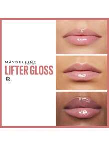 Maybelline Lifter Gloss，02 Ice，唇彩，保湿唇彩，美宝莲，0.18 盎司/5.4 毫升 - 唇彩，保湿，彩妆，十二生肖，唇油 - 冰 - 查看 4