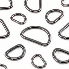 NetHong 10/20PCS 25*5mm Welded D Rings Webbing And Leather Craft UK Stock~ - Silver - View 8