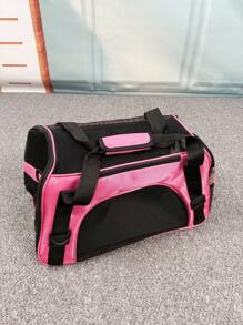 宠物包，便携式手提包，适用于小型犬猫，透气太空舱设计，斜挎单肩包