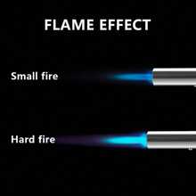 2X Butane Cooking Torch Gas Blow Torch Burner Welding Auto Automatic Ignition Soldering BBQ Flame Thrower - Black - View 4