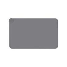 1pc Tapete de silicone para animais de estimação, tapete à prova de derramamento e fácil de limpar, tapete antiderrapante para alimentação de alimentos para animais de estimação, jogo americano de silicone macio antiderrapante portátil dobrável