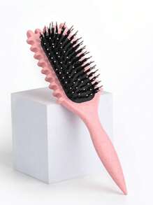 Cepillo definidor de rizo 2025 - Cepillo sin tirones para estilizar y desenredar los rizos de hombres y mujeres - Antiencrespamiento, uso en seco y húmedo, cepillo de pelo, peine, herramientas para el cabello, productos y accesorios para la peluquería, salón de belleza, artículos de viaje esenciales