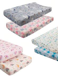 ALVABABY 1 szt. Miękkie i lekkie, przenośne prześcieradło do łóżeczka dla chłopców i dziewcząt, materac dla graczy