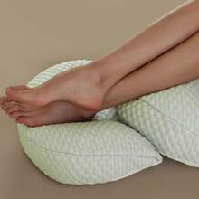 Pregnancy Support Pillow U-Shaped For Full Body & Back Support Small Maternity Pregnancy Pillow For Pregnant Women Body And Back Support Sleep Maternity Pillow Pregnancy Support Pillow Full Body Pillow With Cooling Silky-Soft Bamboo Cover - Mint Green - View 7