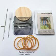 小型织布机 Speedweve 型编织工具，快速织补织布机 迷你修补方便织补织布机 用于修补牛仔裤袜子衣服 织布机可制作精美针脚 DIY 编织艺术（10/14 钩）