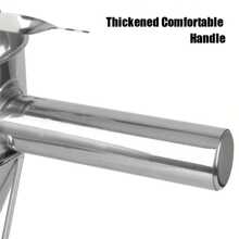 1pc Multi-Caliber Stainless Steel Batter Funnel With Stand - Perfect For Pancake, Cupcakes, And Baking - Kitchen Gadgets - Silver - View 3