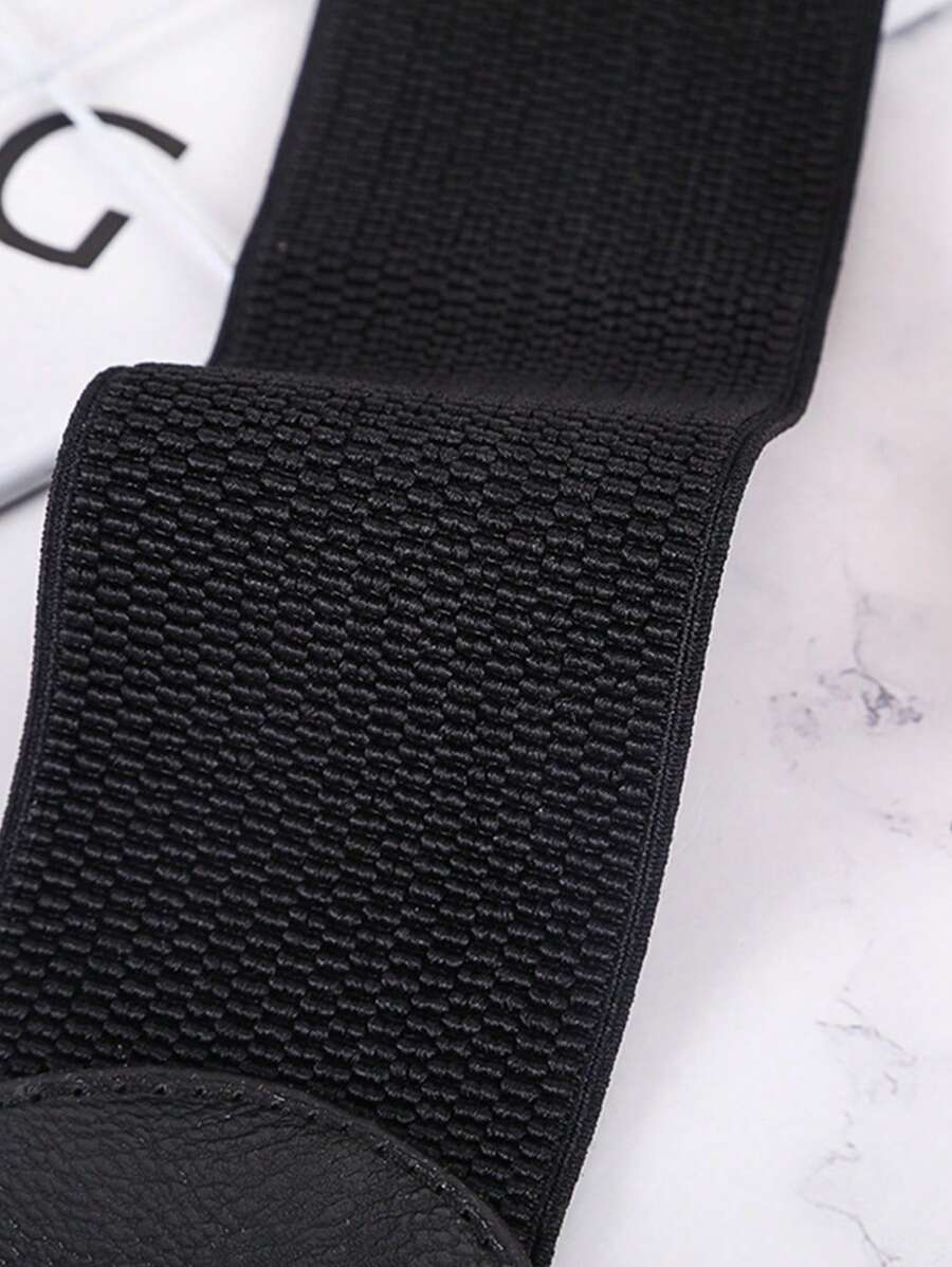 1PC, Ultra Wide And Minimalist Style! This Women's Waistband Is Both Business Oriented And Fashionable! - Multicolor - View 1