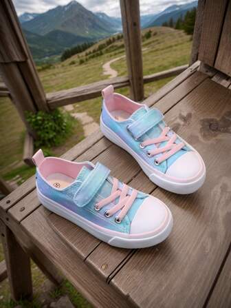 Spring And Autumn Fashion Children Canvas Shoes Girls Casual Flat Shoes Girls Sports Shoes