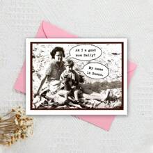 有趣的母亲节贺卡、复古照片母亲节贺卡、母女贺卡、母亲节贺卡、妈妈生日贺卡 - 多色 - 查看 6