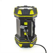 NetHong LED Searchlight Hand Lamp Torch Work Light USB Rechargeable Spotlight Flashlight - Black - View 5