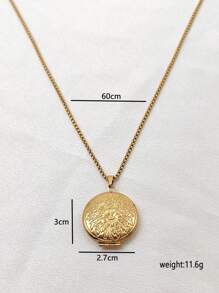 1 colar vintage de aço inoxidável de alta qualidade, multiestilos, joia minimalista de luxo, presente para mulheres
