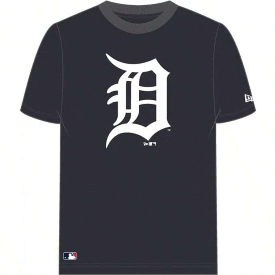 New Era Cap Company NOS MLB REGULAR TEE DETTIG NVY：MLB 底特律老虎隊 T 卹（海軍藍），非常適合那些想要一件舒適運動的 T 卹來代表他們的球隊並作為日常裝扮的老虎隊球迷。 ✅ 24/72小時送貨到西班牙（大陸）。