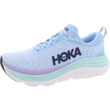 Hoka One One Gaviota 5 Womens Fitness Workout Running & Training Shoes - 灰色的 - 查看 3