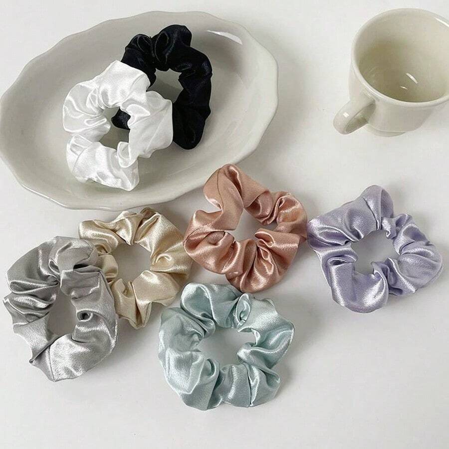 10 Pcs Bridesmaid Gift Hair Tie Team Bachelorette Party Favors Bridal Wedding Souvenir Party Bridal Shower Wedding Gifts