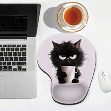 Ergonomic Mouse Pad With Wrist Rest Support, Comfortable Mouse Pad With Smooth Wrist Rest To Relieve Pain, Non-Slip Base Suitable For Computer, Laptop, Office And Home - Multicolor - View 4