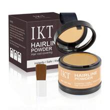 ikt Polvo para el cabello - Cobertura instantánea, efecto de maquillaje natural - Adecuado para cabello ralo y retoque de raíces - Incluye aplicador de esponja, portátil - Multicolor - Ver 18