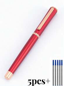 [Customized] High Quality Business Office Ball Pen Set In Gift Box, Includes 2 Refills, Daily Writing, Signing, Gifting For Father's Day, Thanksgiving, Christmas, Birthday, Friends, Relatives, Leaders, Colleagues Back To School