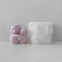 Recline Hugging Bear Silicone Mold, Minimalist And Multipurpose