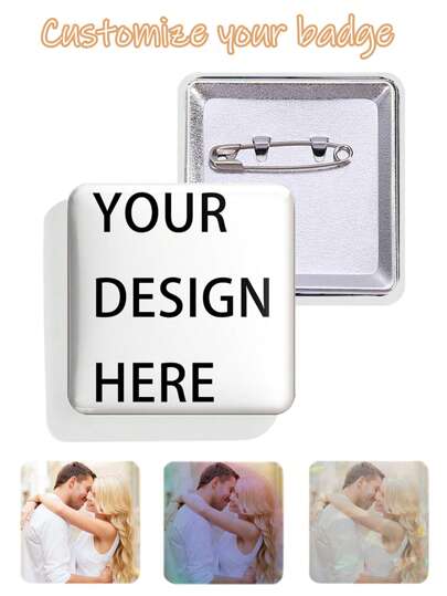 1個/5個/10個/50個/100個 カスタマイズ可能なハート型ブローチバッジピンボタン、テキスト、写真、画像のカスタムプリント可能、プロモーション用、仕事用、誕生日プレゼント、クリスマスプレゼント、ファッション、かわいい、シンプル、秋スタイル、ユニセックス、Y2Kファッション仕様。カスタマイズ可能、個性的、贈り物に最適、耐久性、刻印、ステンレス、カラフル、かわいい、おもしろい、カワイイ、スタイリッシュ、ユニセックス、カジュアル、カスタム、パーソナライズ、ユニーク、彼氏/彼女、家族、友人への贈り物に最適