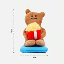 韩国Ins风格培根爆米花熊仿真声音娱乐趣味玩具 - 彩色 - 查看 5