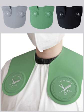 1pc Hairstyling Shoulder Pad, Salon Hair Cutting Cape Shawl, Silicone Anti-Hair Splash Salon Wrap Neck Accessories, Hair Tools, Hair Products And Accessories For Barber Salon Beauty Back To School, Travel Holiday Essentials, Hair Accessories For Women, Slick Back Brush, Barber Accessories, Hair Dryer, Hair, Barber, Hair Tools, Hair Products, Hair Dryer, Hair, Hair Brush, Barber, Barber Accessories, Hairdressing Equipment, Hairstyle, Hairdressing, Hair, Hair Products, Hair Tools, Hair Stuff, Barber, Barber Accessories, Barbershop, Hairdressing Equipment