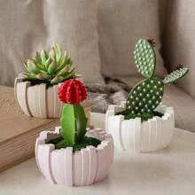 DIY Asymmetrical Vertical Stripe Silicone Mold For Resin Bowl, Candle Cup, Flower Pot, Wax Candle