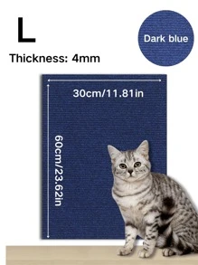 1 PC Kattenkrabmat is stevig, krasbestendig, laat geen vuil vallen Bescherming, de bank kan gemakkelijk worden geknipt en geplakt, de kattenkrabmat is ademend, slijtvast, krasbestendig, kan op de muur worden geplakt, uitstekend materiaal, zwart, beige, donkerblauw 3 kleuren kunnen kiezen Eenvoudig ontwerp