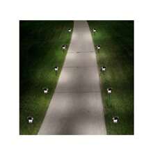 MEMBER'S MARK OIL-RUBBED BRONZE LED SOLAR PATH LIGHTS, 5 Pack