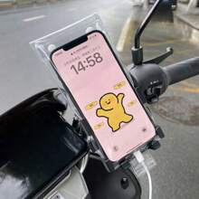 5pcs Waterproof Phone Bag With Mount, Touchscreen Cycling Delivery Rider Rain Cover Waterproof Phone Case